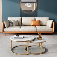 YOULITE Sofa Luxury Latex Sofa Tech Fabric Sofa Bed Nordic Living Room Three-person Sofa Chair