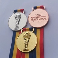 2002 FIFA World Cup Korea Japan Gold Silver Bronze Medal Football Soccer