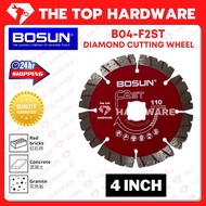 *READY STOCK* BOSUN B04-F2ST 4" DIAMOND CUTTING WHEEL STONE CUTTER TOOL