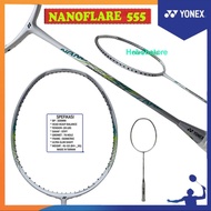 Yonex Nanoflare 555 Grip 4U G5 Badminton Racket + Original String Package