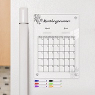 This 9pcs Set Comprises 1 Durable Transparent Acrylic Magnetic Board (Two Size Options: 29.5x30cm Or