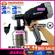 DAEWOO 500W PENYEMBUR CAT Electric Paint Spray Gun HVLP Paint Spray Gun 800ml For Paint And Chemical Use