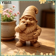[YZY]☆3D Printed Gnome Figurine, Nose Picking Cartoon Gnome Statue, DIY Coloring Painting Dwarf Scul