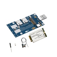 [jwerlyday]M.2 to USB 3.0 Adapter+EM7455 4G Module with Dual NANO SIM Card Slot Support 3G/4G/5G/LTE