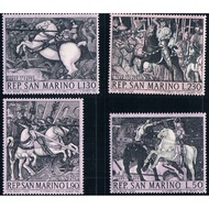 YT5078 Saint Marino 1968 Paul Uchelo Painting Engraving Edition < Saint Romano War > 4 Brand New
