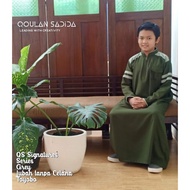AR1 Elite Thobe Army Muslim Robe Children'skoko Qoulan Sadida