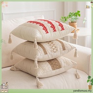 Retro Cushion Cover 50x50 40x40 45x45  Bohemia Tassel Pillow Case 30x50cm Cushion Case Sofa Pillow C
