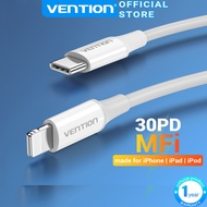 Vention PD 30W Type C to Lightning Cable Compatible For iPhone14 Macbook Fast USB C Charging Data Cable