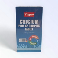 Vitpro Calcium Plus K2 Complex (30 Tablets)