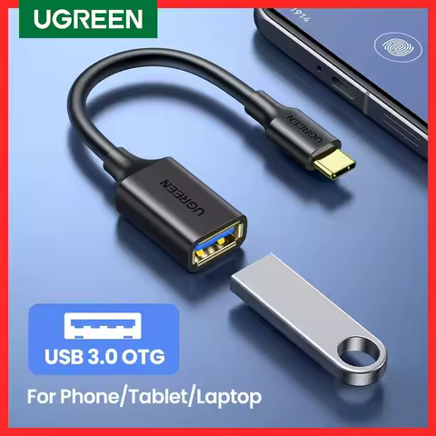 UGREEN USB C to USB Adapter Type C OTG Cable USB C Male to USB 3.0 A Female Cable Adapter for MacBoo