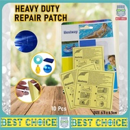 STIKER REPAIR CRACK KOYAK RETAK BESTWAY 62068 HEAVY DUTY REPAIR PATCH REPAIR KIT INFLATABLE PRODUCTS
