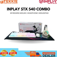 Inplay STX540 4in1 Combo • Keyboard|Mouse|Headset|ExtendedMousePad|Mechanical Feel Gaming