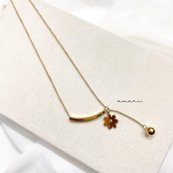 Necklace7 / simple necklace / unique necklace / titanium necklace / stainless steel necklace / Korea