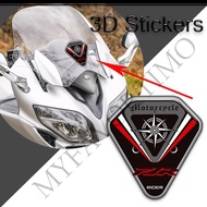 Windshield Side Box Screen Wind Deflector Knee Kit Cases Tank Pad Decorate 3D Stickers Decals For Ya