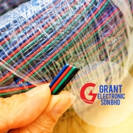 [Per Roll] 4 Core AWG22 RGB Flat Ribbon Cable 100m