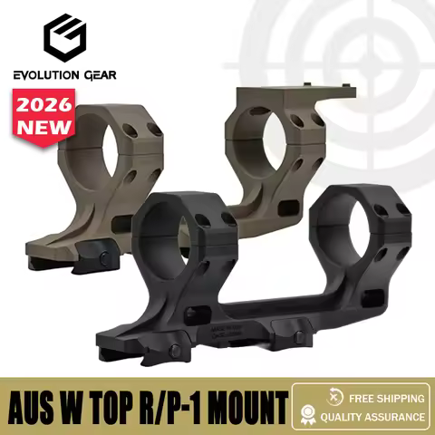 EVOLUTION GEAR CNC Tech AUS Mount H39 1.54" 30mm/34mm Scope Mount with TOP R /12 Mount Cerakoated fo