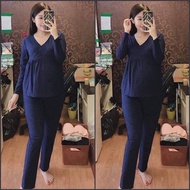 Đồ bộ cho mẹ bầu và sau sinh 100% cottongchất siêu đẹp giá siêu rẻ free size 42-70kg