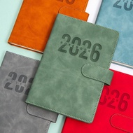 2026 Softcover PU Premium A5 Monthly Daily Planning Planner Agenda Book for 1 Year Full