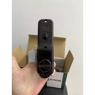 KHÓA CỬA NHÔM MỞ TRƯỢT B52 HUY HOÀNG SƠN ĐEN TÍM