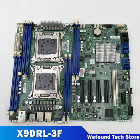 For Supermicro Two-way Server Motherboard LGA 2011 Intel C606 DDR3 Xeon E5-2600 and E5-2600 v2 Famil