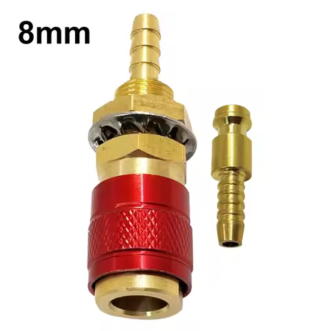 Gas & Water Quick Connector For Tube Inner Diameter 8mm With Hose Quick Connect Gas Water Quick Conn