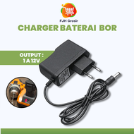 Charger Baterai Bor 12V Charge Mesin Bor Portable Batray Cas 12 Volt Universal Cordless Drill MURAH 