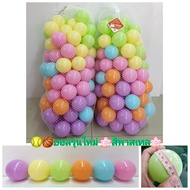 Mixed Color Balls Pastel 100 Ball Size 9 Inches (22 cm) Children's Pool Plastic Practice For Childre