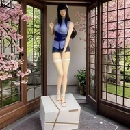 Naruto Hyuga Hinata Hinata Hyuga Hinata Hyuga White Eyes Blue Costume Super Large Standing Posture G