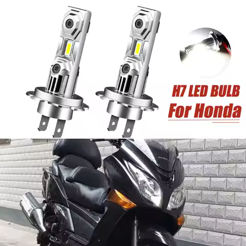1PCS Motorcycle 60W White 12000lm H7 LED Headlight Bulbs For Honda Silver Wing 600 2002-2013 FSC600