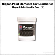 Majuhin Timber Nippon Paint Momento Textured Series – Elegant, Sparkle Silver & Sparkle Gold (1L)