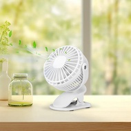 Mini Fan with Clip Cooling Fan USB-Powered Mini Desktop Fan with Clamp Quiet Operation 3 Speeds Portable Table Fan tamsg tamsg