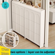 【Cream style】Shoe cabinet shoe rack outdoor shoe cabinet shoe cabinet slim shoe tall cabinet storage