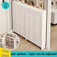 【Cream style】Shoe cabinet shoe rack outdoor shoe cabinet shoe cabinet slim shoe tall cabinet storage cabinet shoe cupboard