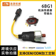 6BG1Suitable for Isuzu Engine Oil Sensor with Plug Pressure Switch Construction Machinery Accessorie