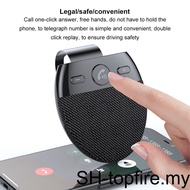 Handsfree Car Kit Easy Installation Sun Visor Bluetooth Connection Speakerphone Wireless Vehicle Car