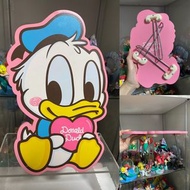 (可摺疊小木枱)日本絕版東京迪士尼唐老鴨Donald Duck Donaldduck Daisy黛絲黛西高飛米奇老鼠 Mickey mouse 三眼仔 Figure 模型擺設擺件。代購Disney日本