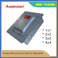 ◐ ✻ ◸ ORIGINAL AMERICA PANEL BOX 2 POLE PLUG IN FOR CIRCUIT BREAKER 1X1 2X2 3X3 4X4