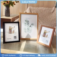 4R/5R Wooden Picture Frame Photo Frame Stand Wall Hanging Picture Holder Desktop DIY Decoration
