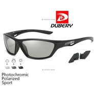 Dubery Photochromic Polarized Kacamata Hitam Sporty