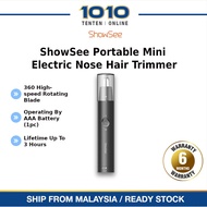 Showsee C1 Portable Mini Electric Nose Hair Trimmer C1-BK - Black