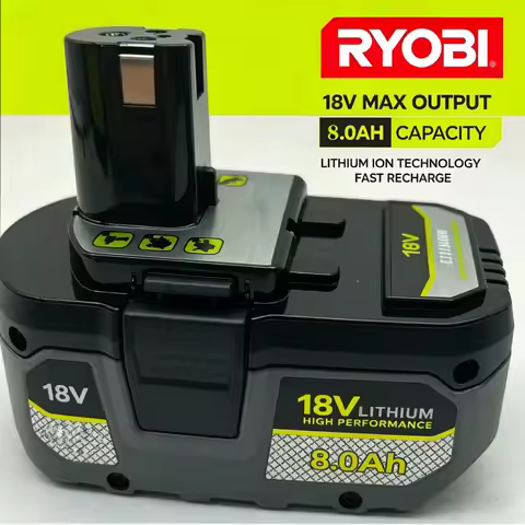Lithium-Ion Powerhouse | 18V 8.0Ah Battery for All Ryobi ONE+ Tools