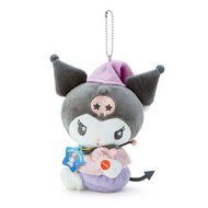 SANRIO - Kuromi 日版 發光 毛絨 公仔 毛公仔 匙扣 鑰匙鍊 鑰匙扣 匙鍊 掛飾 掛件 吊飾 酷洛米 庫洛米 可羅米 2021 (屁股睡衣系列)