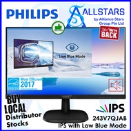 (ALLSTARS) *Shipping NEW 24E1N1200A* Philips 23.8 inch / 24 inch Class 243V7Q / 243V7QJAB IPS Monito