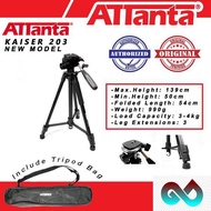 Attanta Kaiser 203 Tripod for DSLR, Mirrorless Or HP+Tripod Bag