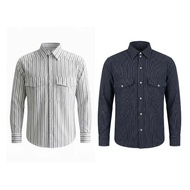 CHIVALRY LINEN STRIPED SHIRT LINEN SHIRT