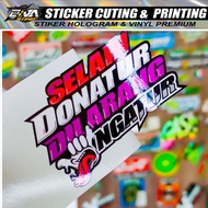 Selain donatur sticker word sticker/