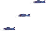 Baluue 3pcs Outdoor Flags Koifish Windsock Koinobori Japanese Carp Streamers Fish Flag Chinese Dragon Windsock Decked Japan Fish Kites Windsock Hanging Fake Corn Koi Fish Winter