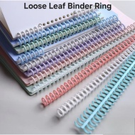 A4 Loose Leaf Binder Ring 30 Holes Plastic Strip DIY Journal Book Cuttable Loose Leaf Binder Ring