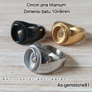Ring ring[titanium]M10 Cincin Titanium Anti Karat