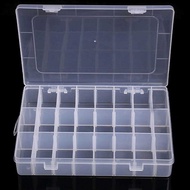 Adjustable Grid Box 24 Slots Accessory Storage Box